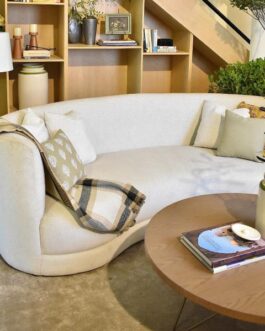 AMSTERDAM – Curved Sofa with Plush Seating