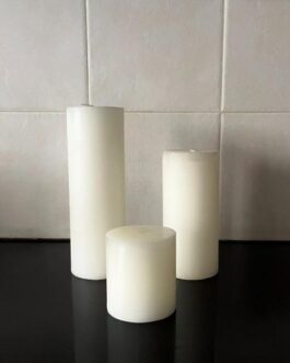 Pillar Candles –  White