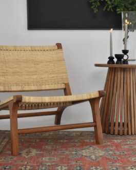 EMBER – Solid Wood Rattan Chair